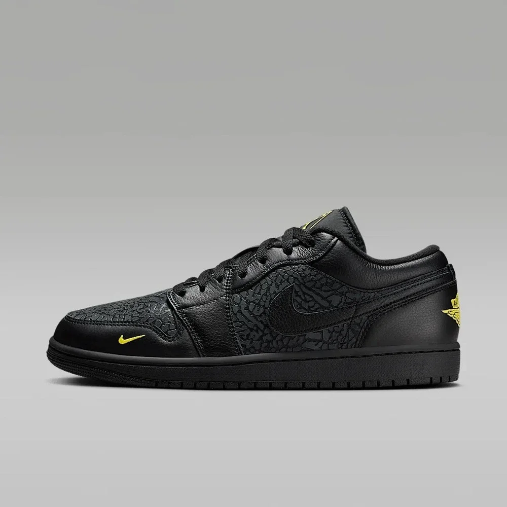 10M - ‎ [NEW] Men's Air Jordan 1 Low Shoes 'Black' IM6568-010